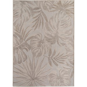 Tapis d’extérieur, couleur beige, pour salon, cuisine, résistant aux UV, style bohème, confortable