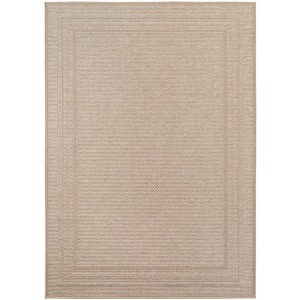 Buitenkleed, beige van kleur, voor woonkamer en keuken, UV-bestendig, Scandinavische stijl, wasbaar.