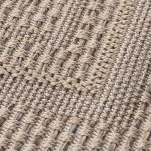 Tapis d’extérieur, couleur beige, pour salon, cuisine, résistant aux UV, style scandinave, lavable