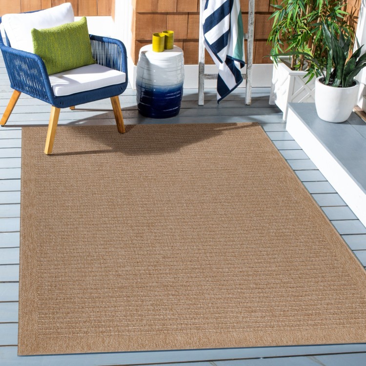 Tapis extérieur, couleur beige, style vintage, matière polypropylène, pour cuisine, balcon