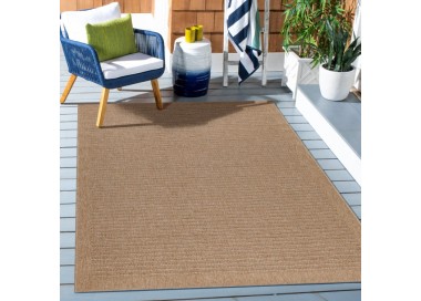 Buitenkleed, beige van kleur, vintage stijl, gemaakt van polypropyleen, voor keuken en balkon.