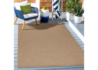 Buitenkleed, beige van kleur, vintage stijl, gemaakt van polypropyleen, voor keuken en balkon.