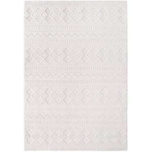 Tapis d’intérieur, style 3d, couleur crème, matière fil fibrillé, pour salon, confortable, lavable