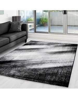 Modern design vloerkleed LIMA 1910 Zwart