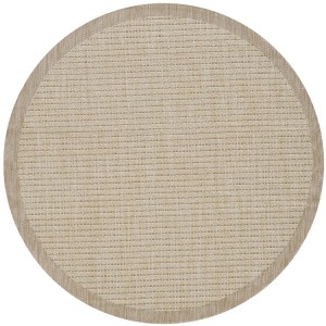 Tapis d’extérieur, couleur beige, matière polypropylène, pour cuisine, balcon, résistant aux UV