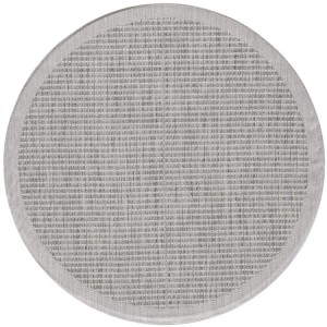 Tapis d’extérieur, couleur gris, matière polypropylène, pour cuisine, balcon, résistant aux UV