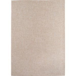 Buitenkleed, beige van kleur, voor woonkamer en keuken, UV-bestendig, antislip, comfortabel