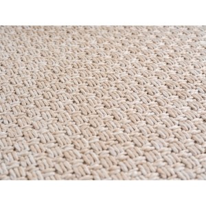 Buitenkleed, beige van kleur, voor woonkamer en keuken, UV-bestendig, antislip, comfortabel