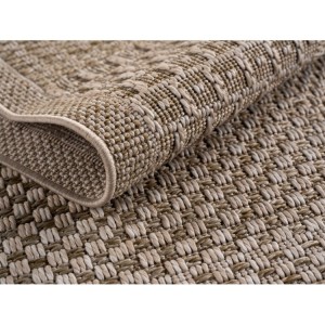 Tapis d’extérieur, couleur beige, pour salon, cuisine, résistant aux UV, design moderne, confortable