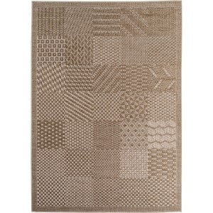 Tapis d’extérieur, couleur beige, pour salon, cuisine, résistant aux UV, design moderne, confortable