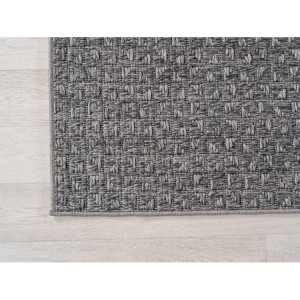 Grijs buitenkleed voor woonkamer en keuken, UV-bestendig, wasbaar en antislip.