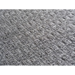 Tapis d’extérieur, couleur gris, pour salon, cuisine, résistant aux UV, lavable, antidérapant