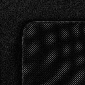 Tapis d’intérieur, couleur noir, pour salon, chambre, résistant et durable, design moderne