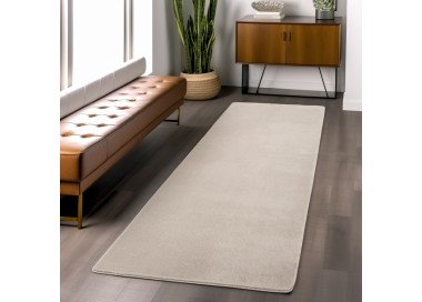 Tapis d’intérieur, couleur crème, pour salon, chambre, antidérapant, usage quotidien, texture douce