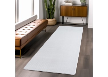 Tapis d’intérieur, couleur blanc, pour salon, chambre, style scandinave, design moderne, lavable