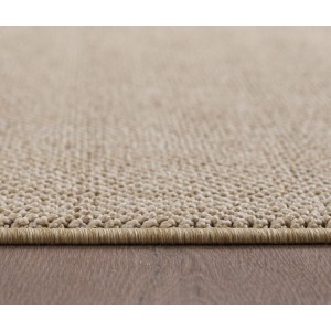 Binnenkleed, beige van kleur, voor woonkamer en slaapkamer, platgeweven, antislip, Scandinavische stijl