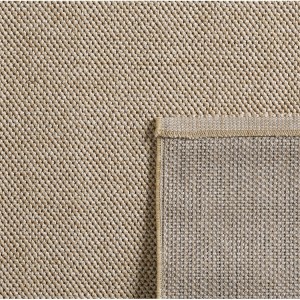 Binnenkleed, beige van kleur, voor woonkamer en slaapkamer, platgeweven, antislip, Scandinavische stijl