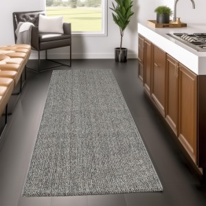 Tapis d’intérieur, couleur gris, pour salon, chambre, résistant et durable, design moderne