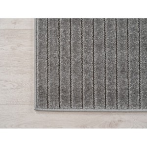 Grijs buitenkleed voor woonkamer en slaapkamer, UV-bestendig, bohemian stijl, platgeweven.