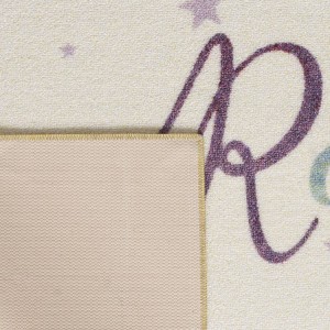 Kinderkleed met regenboogpatroon, crèmekleur, latexmateriaal, voor de slaapkamer, modern design