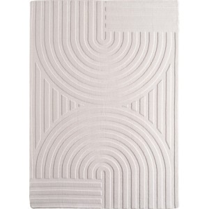 Tapis d’intérieur, style 3d, couleur crème, pour salon, chambre, tissage plat, confortable