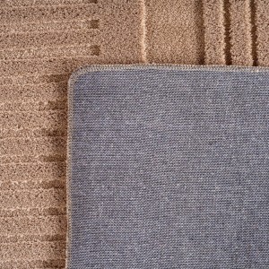 Binnenkleed, 3D-stijl, beige kleur, voor woonkamer en slaapkamer, duurzaam en slijtvast, comfortabel