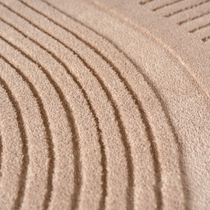 Binnenkleed, 3D-stijl, beige kleur, voor woonkamer en slaapkamer, duurzaam en slijtvast, comfortabel