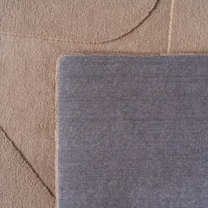 Tapis d’intérieur, style 3d, couleur beige, pour salon, chambre, look naturel, usage quotidien