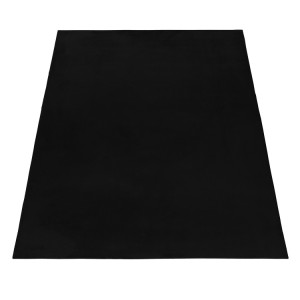 Tapis d’intérieur, couleur noir, matière coton, pour salon, design moderne, résistant et durable
