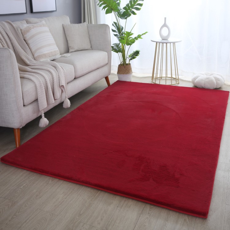 Tapis d’intérieur, matière coton, pour salon, design moderne, résistant et durable, style bohème