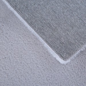 Tapis d’intérieur, couleur argent, matière coton, pour salon, antidérapant, texture douce, lavable