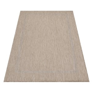 Tapis extérieur, couleur beige, matière polypropylène, pour cuisine, balcon, résistant aux UV