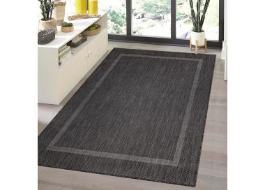 Buitenkleed, zwart, polypropyleen, voor keuken en balkon, UV-bestendig.