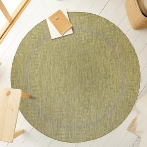 Tapis intérieur & extérieur, couleur vert, matière polypropylène, pour cuisine, balcon, résistant
