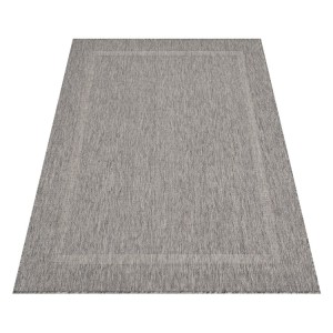 Tapis intérieur & extérieur, couleur gris, matière polypropylène, pour cuisine, balcon, résistant