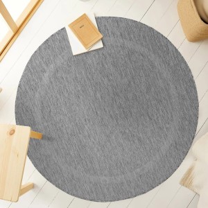 Tapis intérieur & extérieur, couleur gris, matière polypropylène, pour cuisine, balcon, résistant