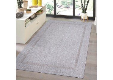 Tapis d’extérieur, couleur argent, matière jute, pour cuisine, balcon, résistant aux UV, confortable