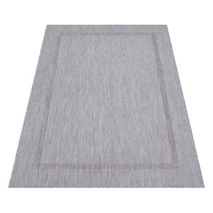 Buitenkleed, zilverkleurig, van jute, voor keuken en balkon, UV-bestendig en comfortabel.