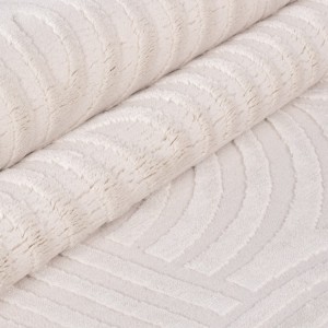 Tapis d’intérieur, motif carreaux, couleur crème, pour salon, style bohème, résistant et durable