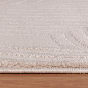 Binnenkleed, beige, voor de woonkamer, modern design, natuurlijke uitstraling, antislip, wasbaar.