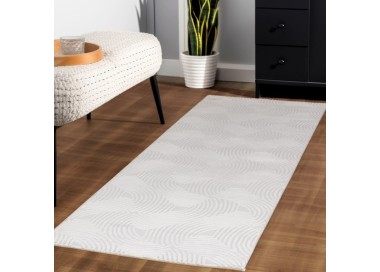 Tapis d’intérieur, couleur crème, pour salon, confortable, tissage plat, usage quotidien, lavable