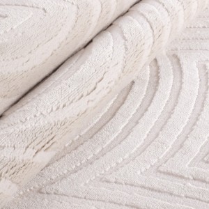 Tapis d’intérieur, couleur crème, pour salon, confortable, tissage plat, usage quotidien, lavable