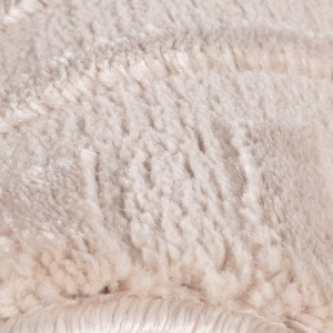 Tapis d’intérieur, motif zigzag, couleur beige, pour salon, design moderne, confortable, lavable