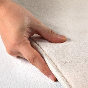 Tapis d’intérieur, couleur crème, pour salon, style bohème, look naturel, tissage plat, confortable