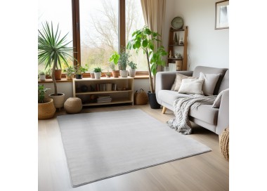 Binnenkleed, zilverkleurig, voor de woonkamer, duurzaam en slijtvast, geschikt voor dagelijks gebruik, modern design