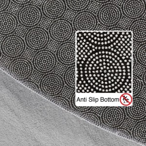 Binnenkleed, zilverkleurig, voor de woonkamer, duurzaam en slijtvast, geschikt voor dagelijks gebruik, modern design