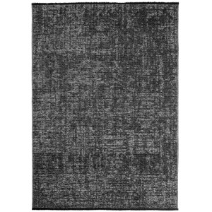 Tapis d’intérieur, motif marbré, couleur gris, matière chenille de coton, style bohème, tissage plat