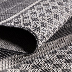 Tapis intérieur & extérieur, vintage chic, couleur beige, matière polypropylène, pour cuisine