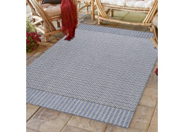 Buitenkleed in vintage stijl, grijs, gemaakt van polypropyleen, voor keuken en balkon.