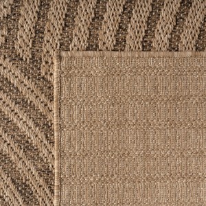 Buitenkleed, beige van kleur, gemaakt van jute, voor woonkamer en keuken, UV-bestendig, bohemian stijl